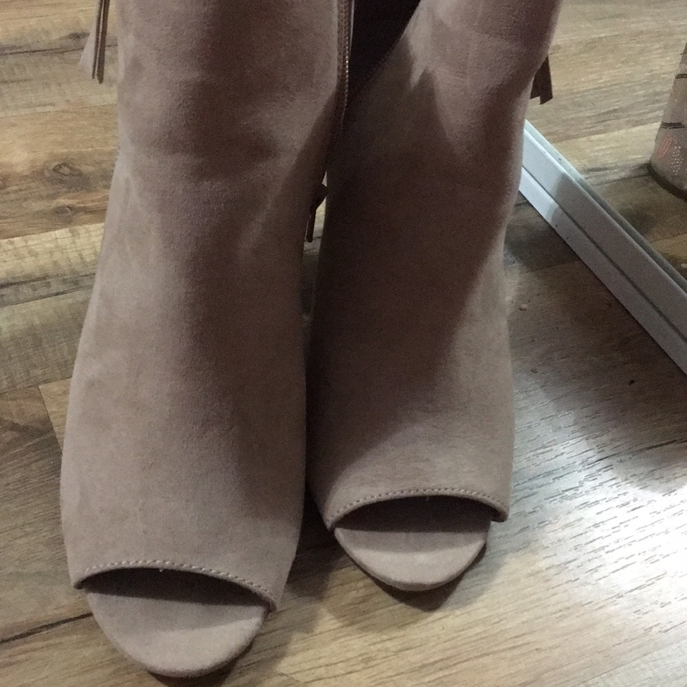 Open toe heels